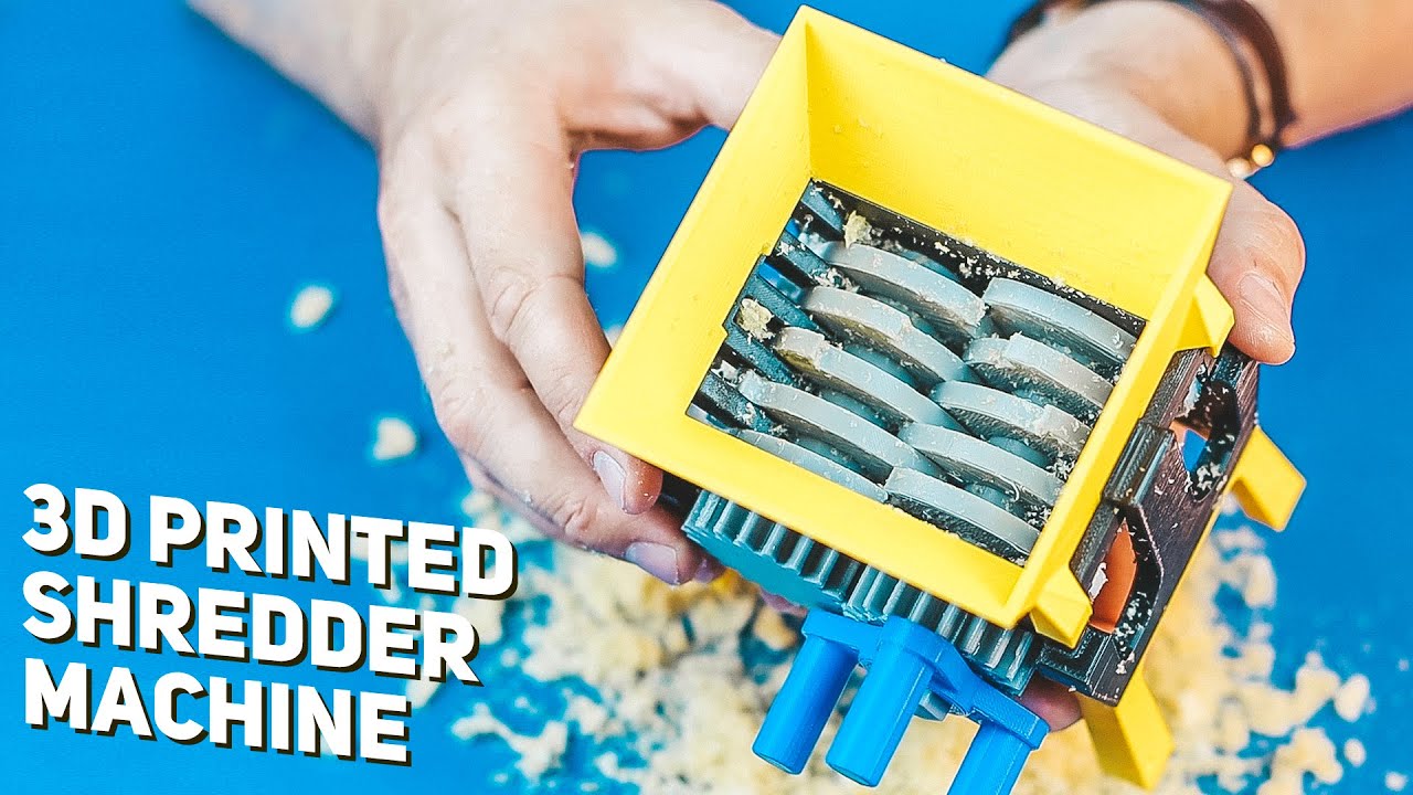 3D Printed Shredder Machine