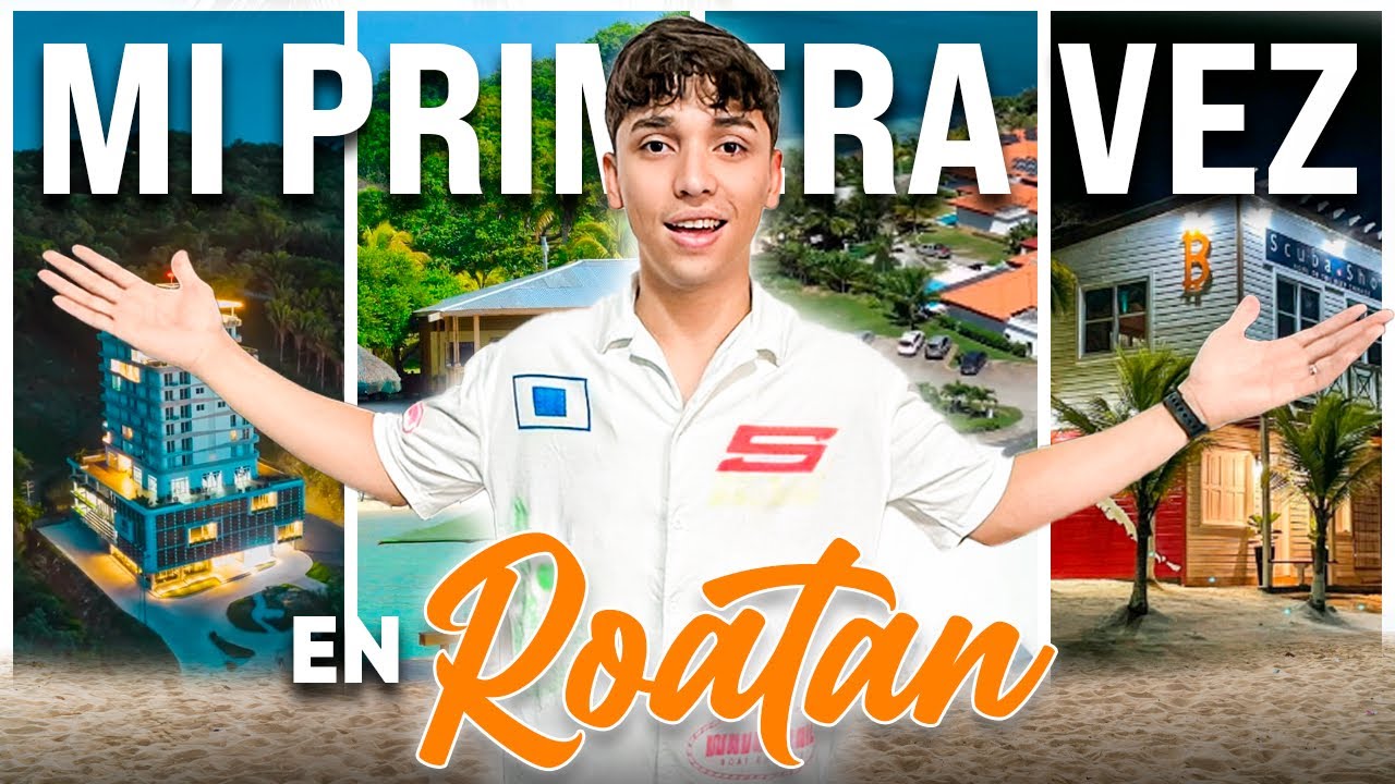 MI PRIMERA vez en ROATAN🐚🏖️🥥 PARTE 1