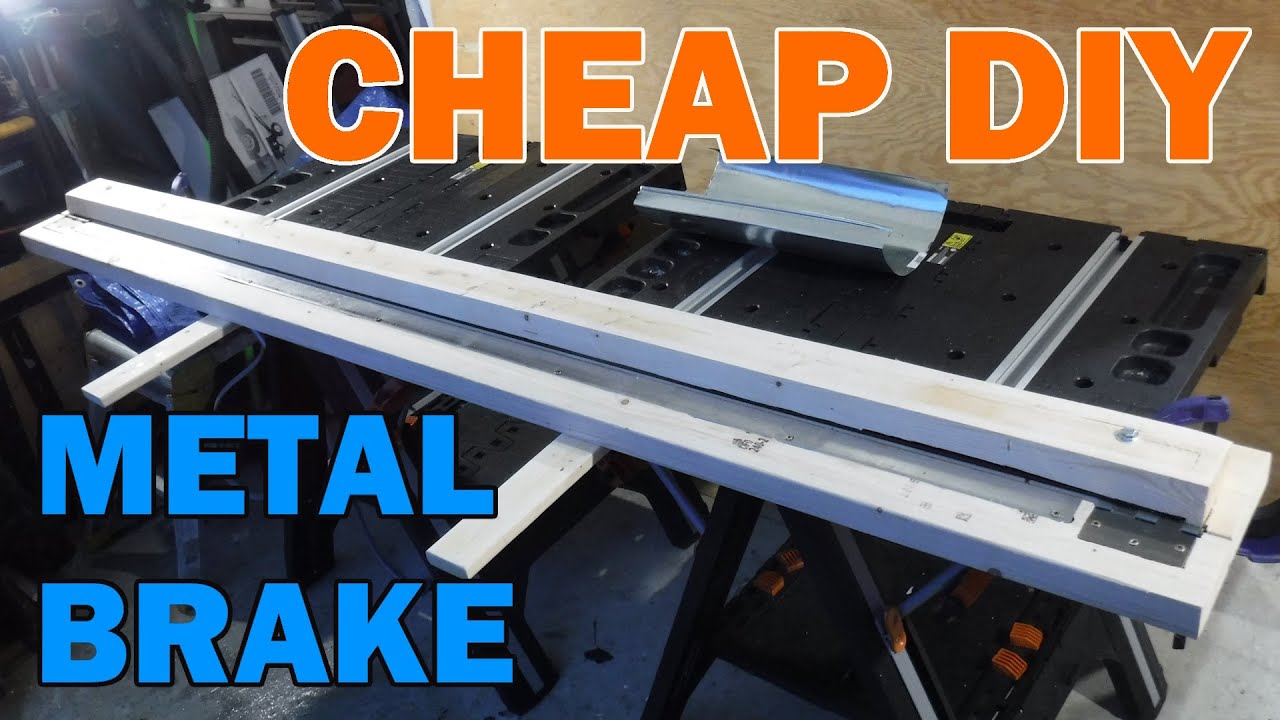 How to make a cheap DIY metal brake for bending aluminum