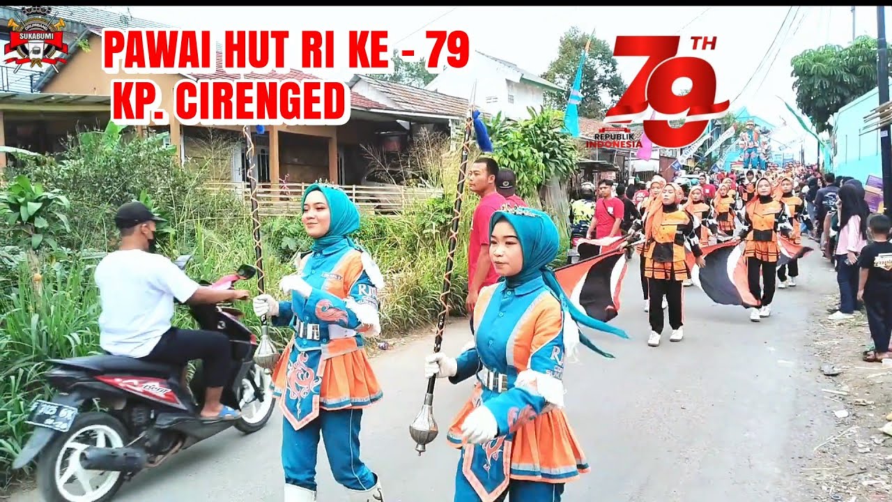 PAWAI HUT RI KE -79 KP. CIRENGED  DRUMBAND RMA BANTAR KARET