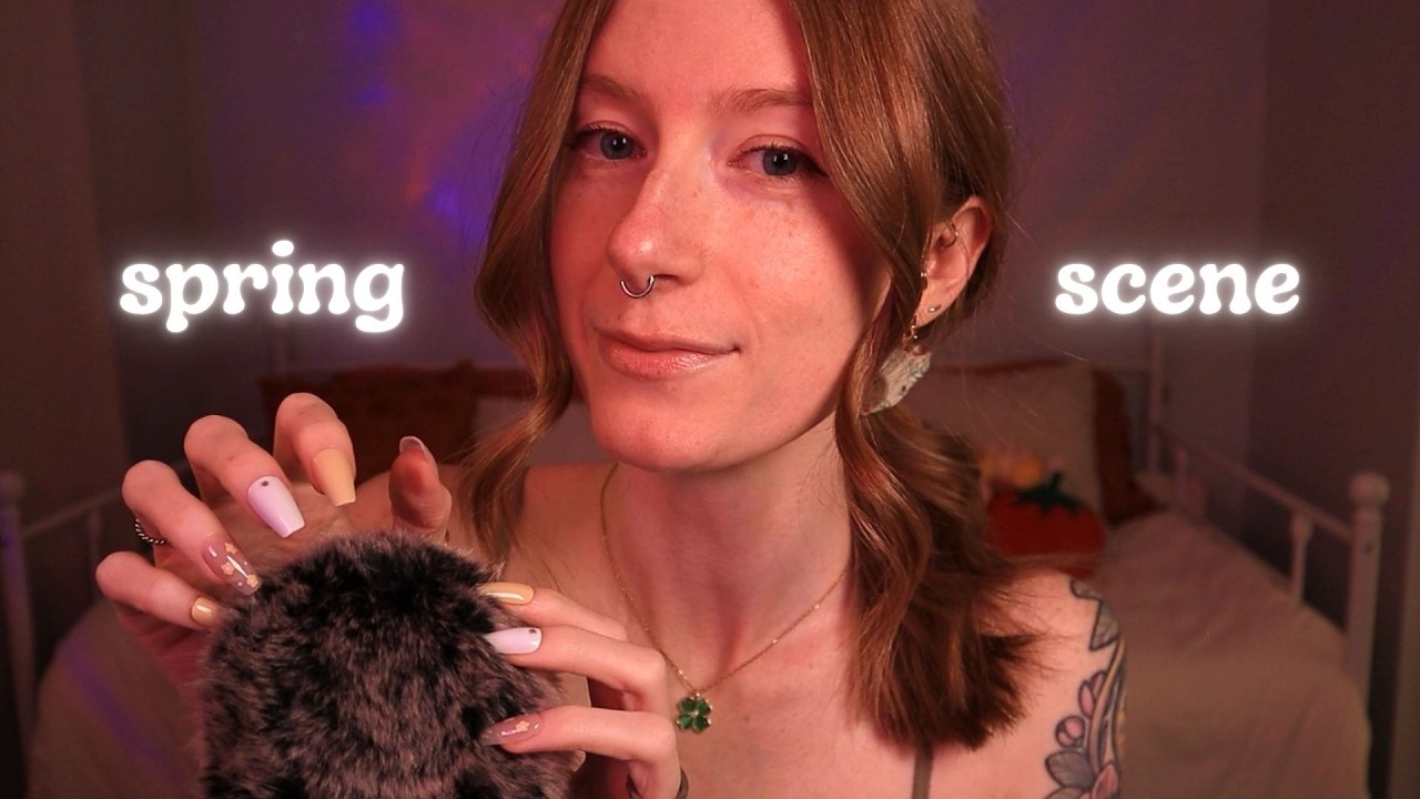 Soft-spoken ASMR | Describing a rainy, spring scene in Vancouver ☔