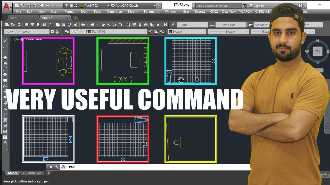 Yqarch Very Useful Command | Autocad For Advance Level
