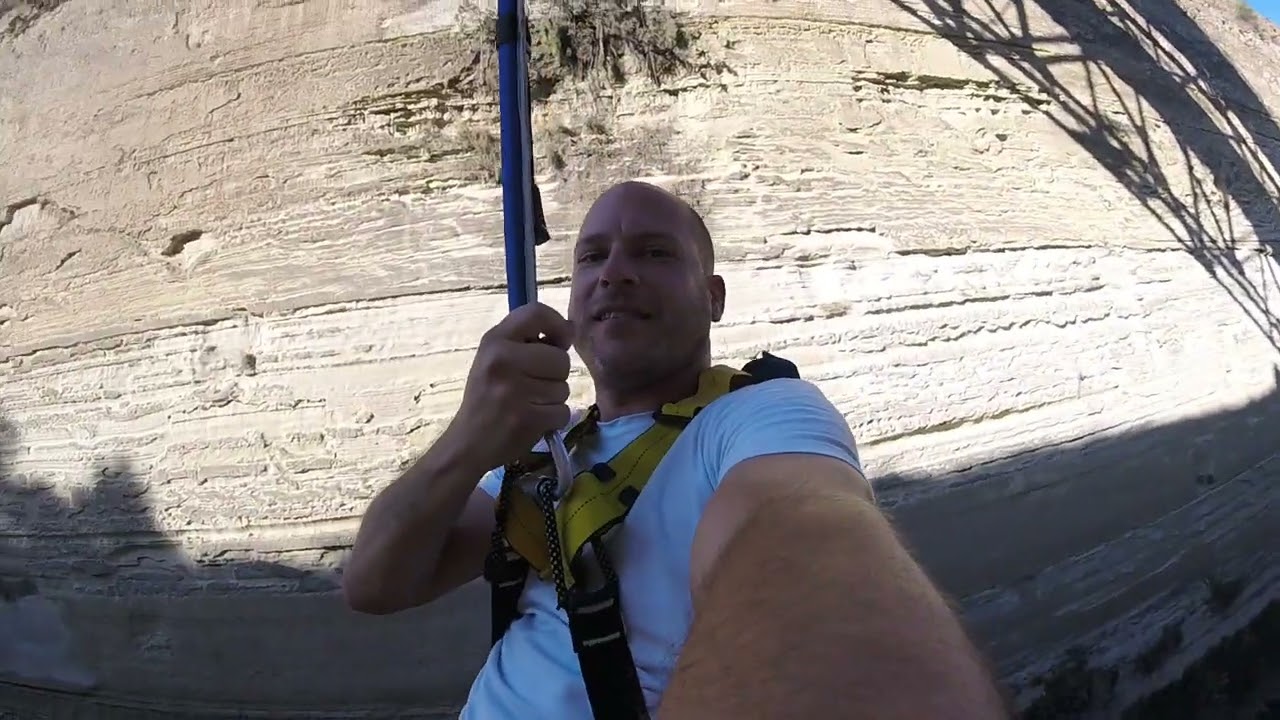 bungee jump over the Corinth Canal in Greece