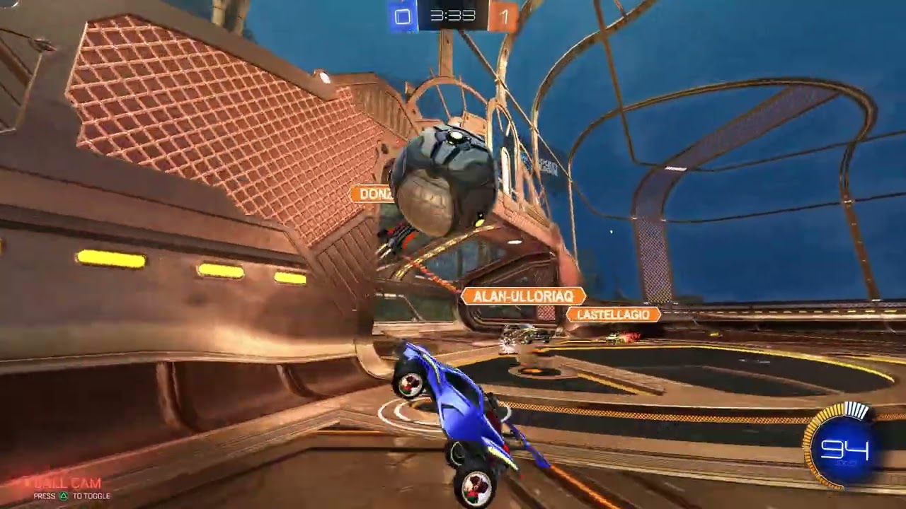 playing Rocket League