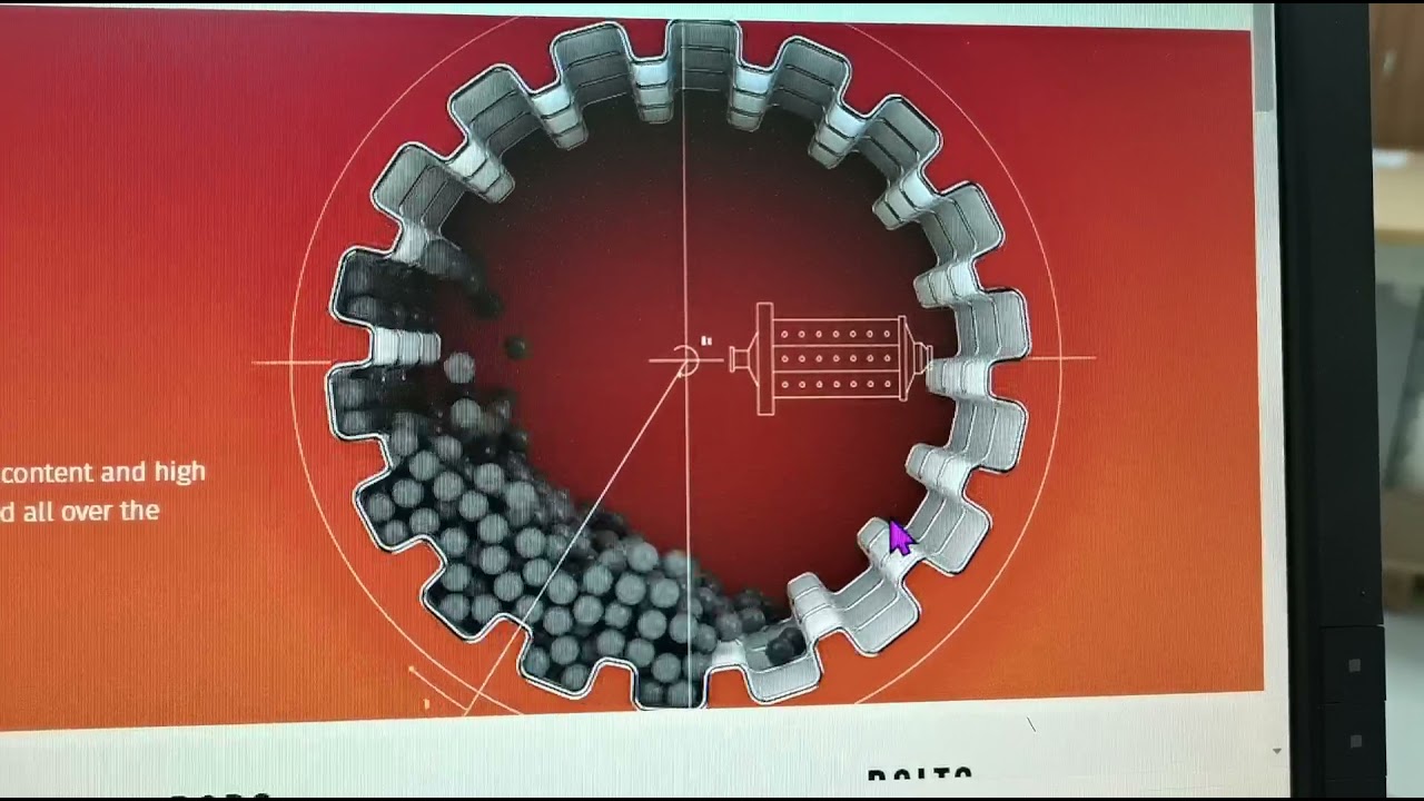 sag mill animation 