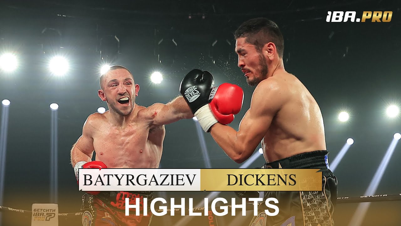 CORNER STOPPAGE! Batyrgaziev Albert vs Dickens Jazza| IBA.Pro 7 | HIGHLIGHTS!