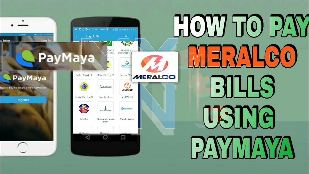 HOW to pay MERALCO bills using paymaya mobile apps.