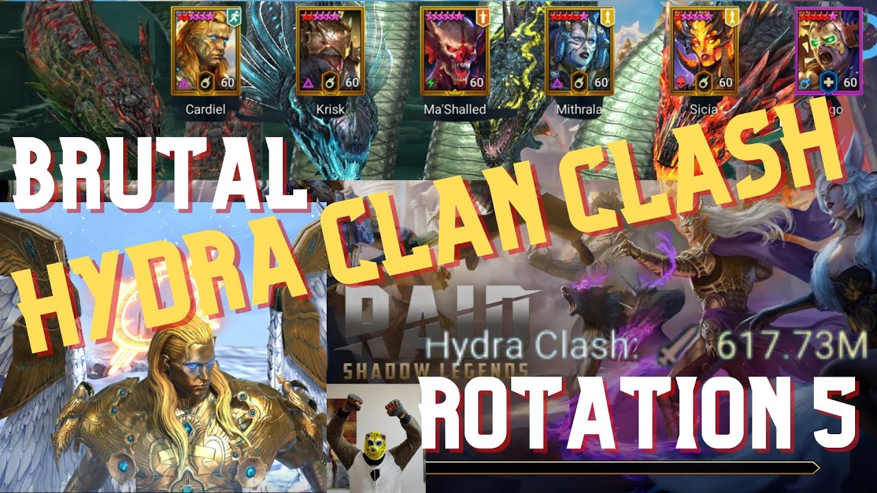 Hydra Clash Brutal Rotation 5 | No revive, no Shamael comp | Full team breakdown