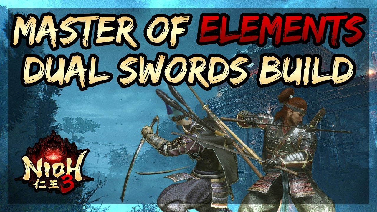 Nioh 3 - Yokai Smoothies Made Fresh - Elemental Samurai and Ninja Build Combined
