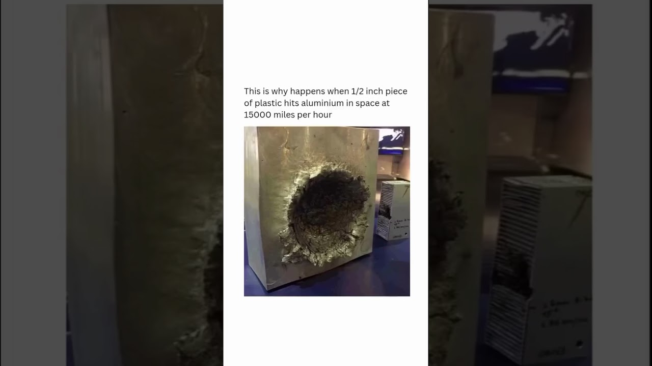 What Happens When Space Debris Hits at 15,000 MPH!