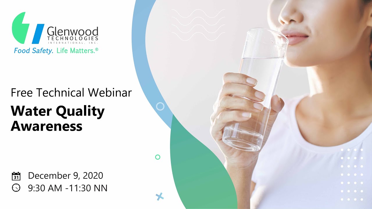 Technical Webinar on Water Quality Awareness  - Glenwood Technologies International, Inc.