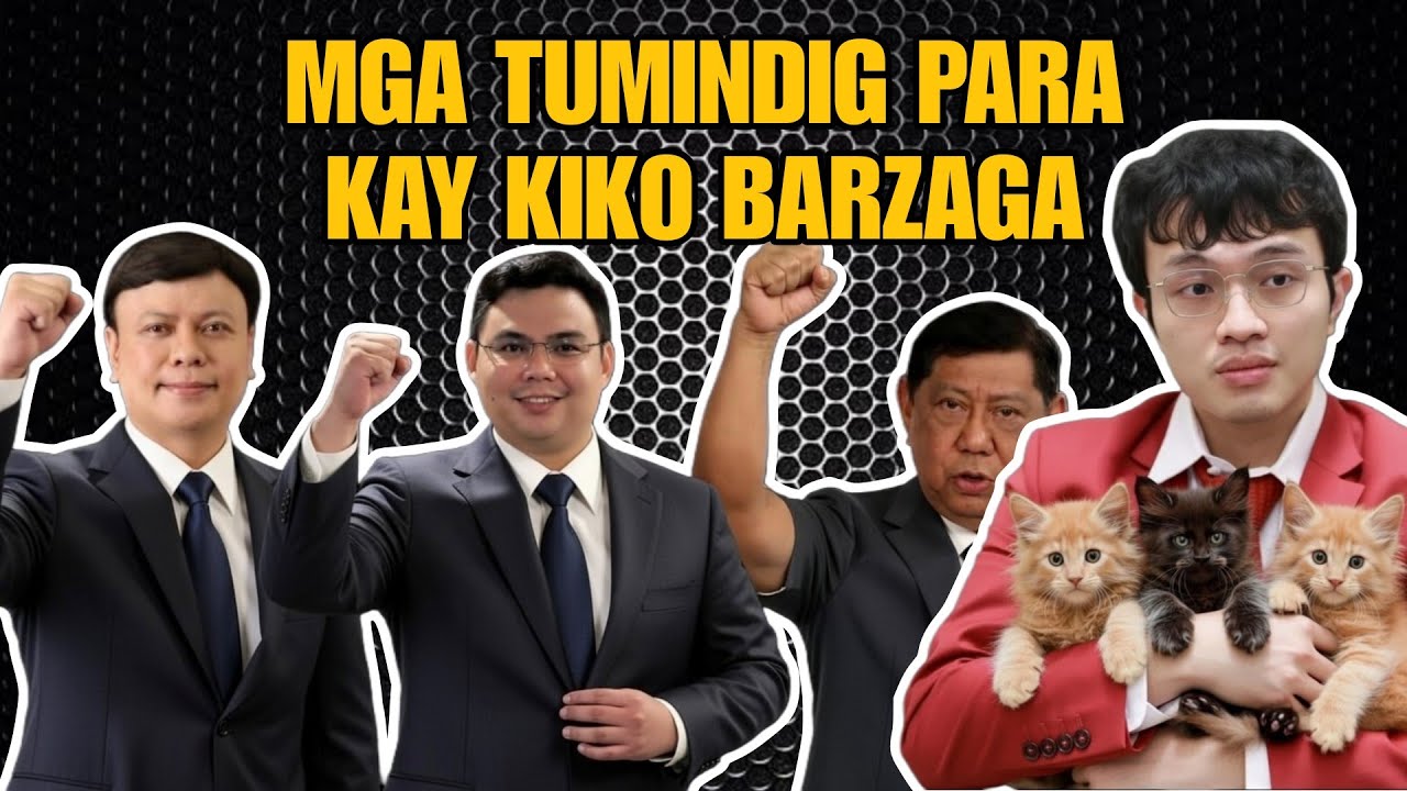 Mga tumindig para kay kiko barzaga sa suspension nya