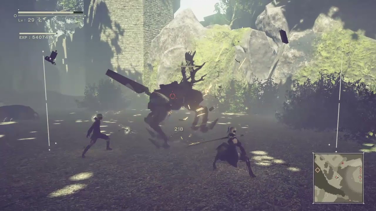 ニーアオートマタ　鹿　初見撃破