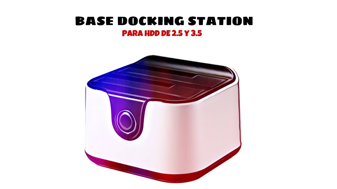 Base Docking Station para HDD de 2.5 y 3.5 Negro distribuido por CABLEPELADO &reg;