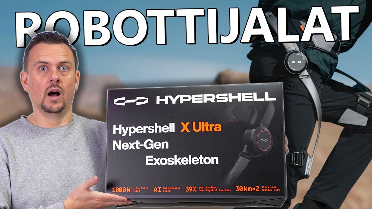KOKEILIN 2000€ ROBOTTIJALKOJA! Hypershell X Ultra testissä