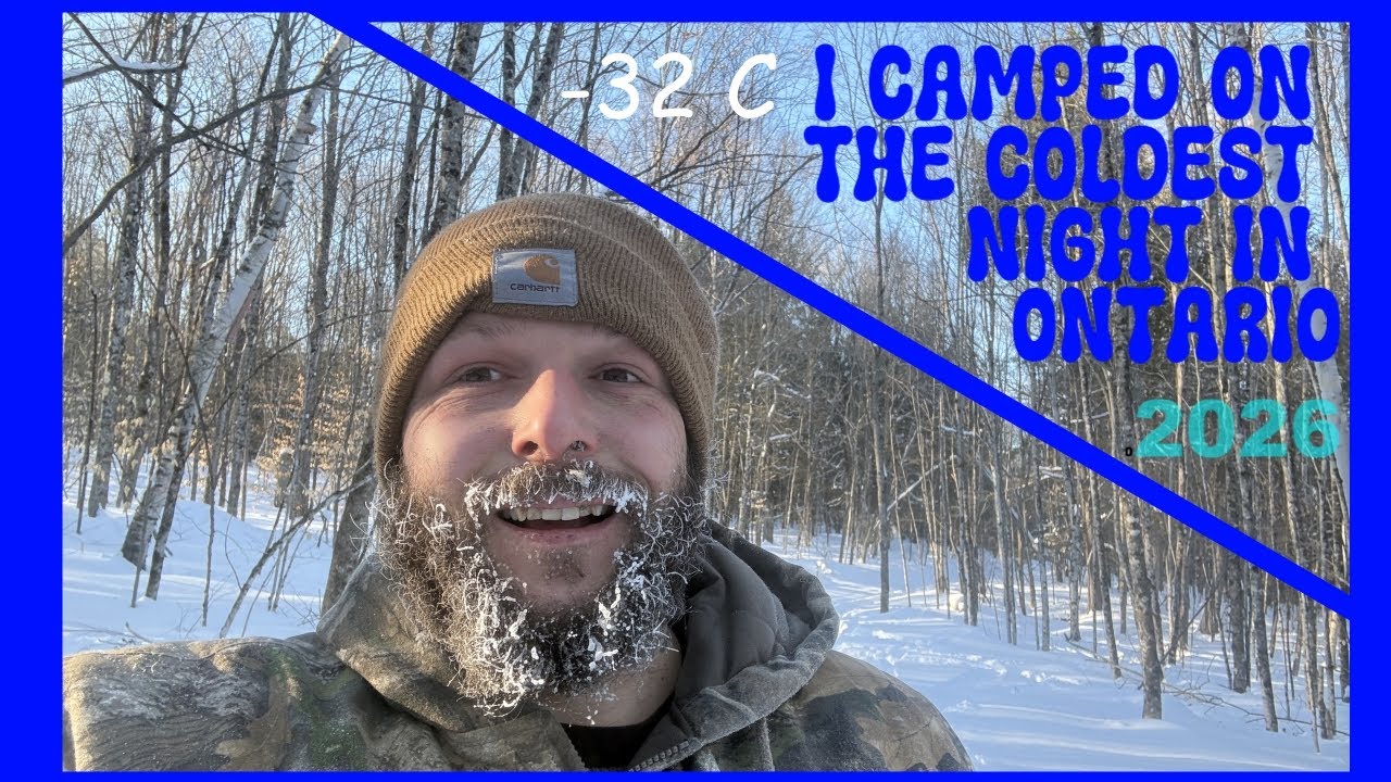 The coldest night in Ontario, Hot tent camping