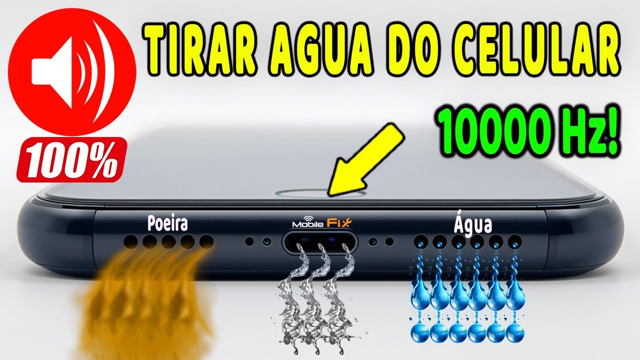 Tirar &Aacute;gua do Microfone do Celular