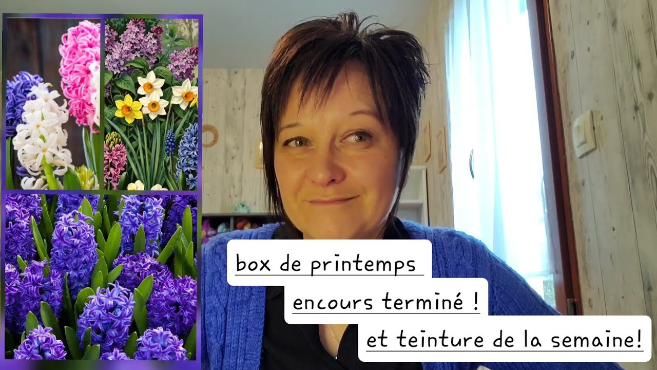 Les box de printemps sont en ligne 🌸, encours terminé 👕 et teinture de la semaine 🌈