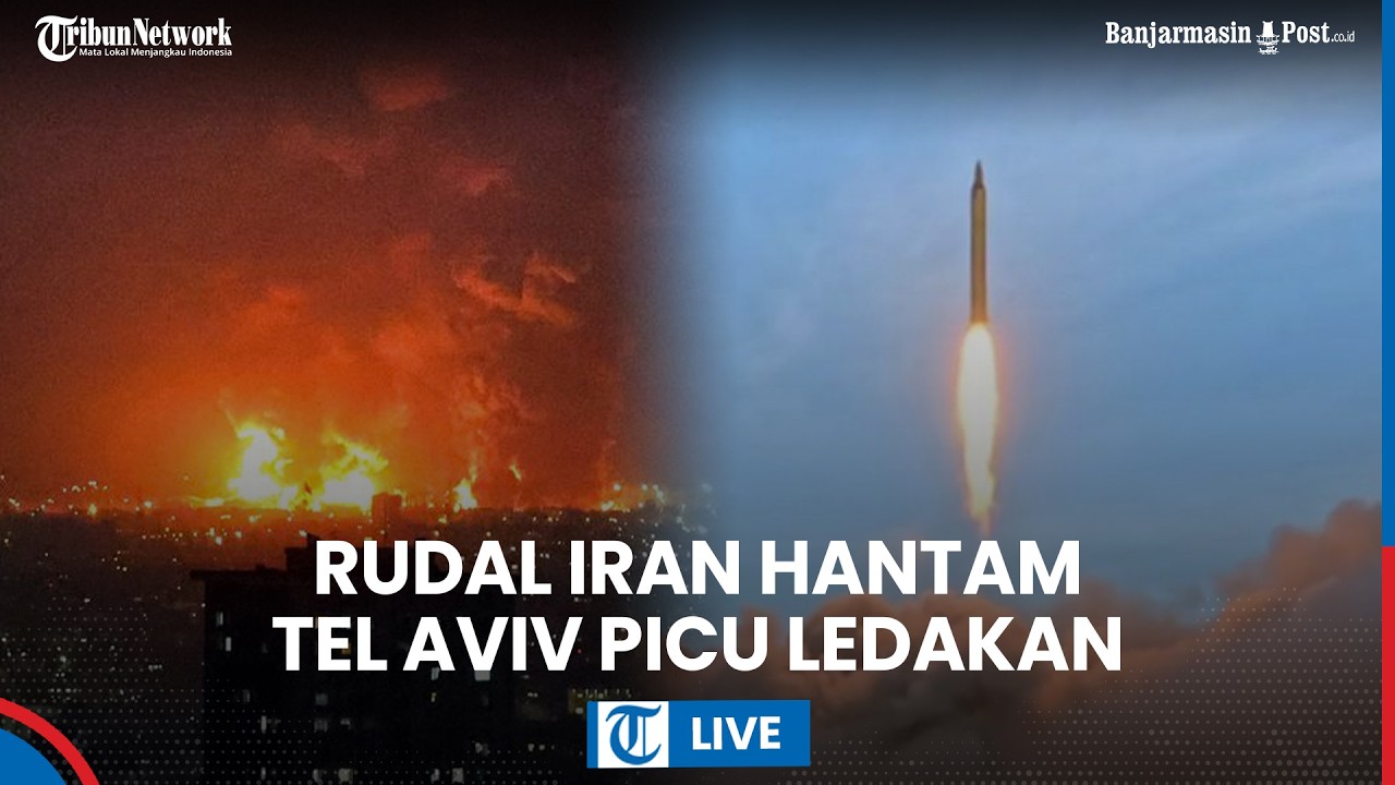 LIVE AS-Israel vs Iran: Ledakan Guncang Tel Aviv, Jerman Ogah Bantu Trump Amankan Selat Hormuz