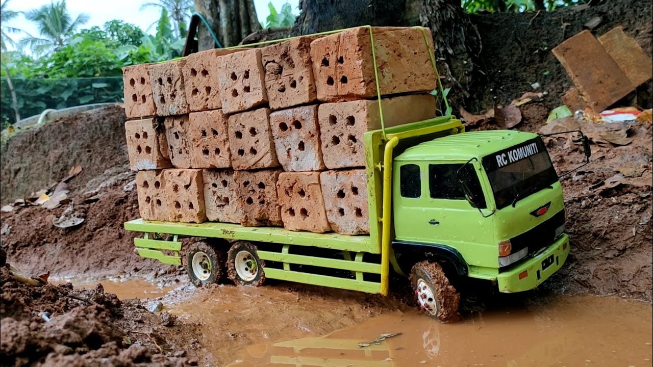 HINO RANGER TUA BANGKA MENOLAK PUNAH 🔥 | LANGSIR BATU BATA miniatur truk rc