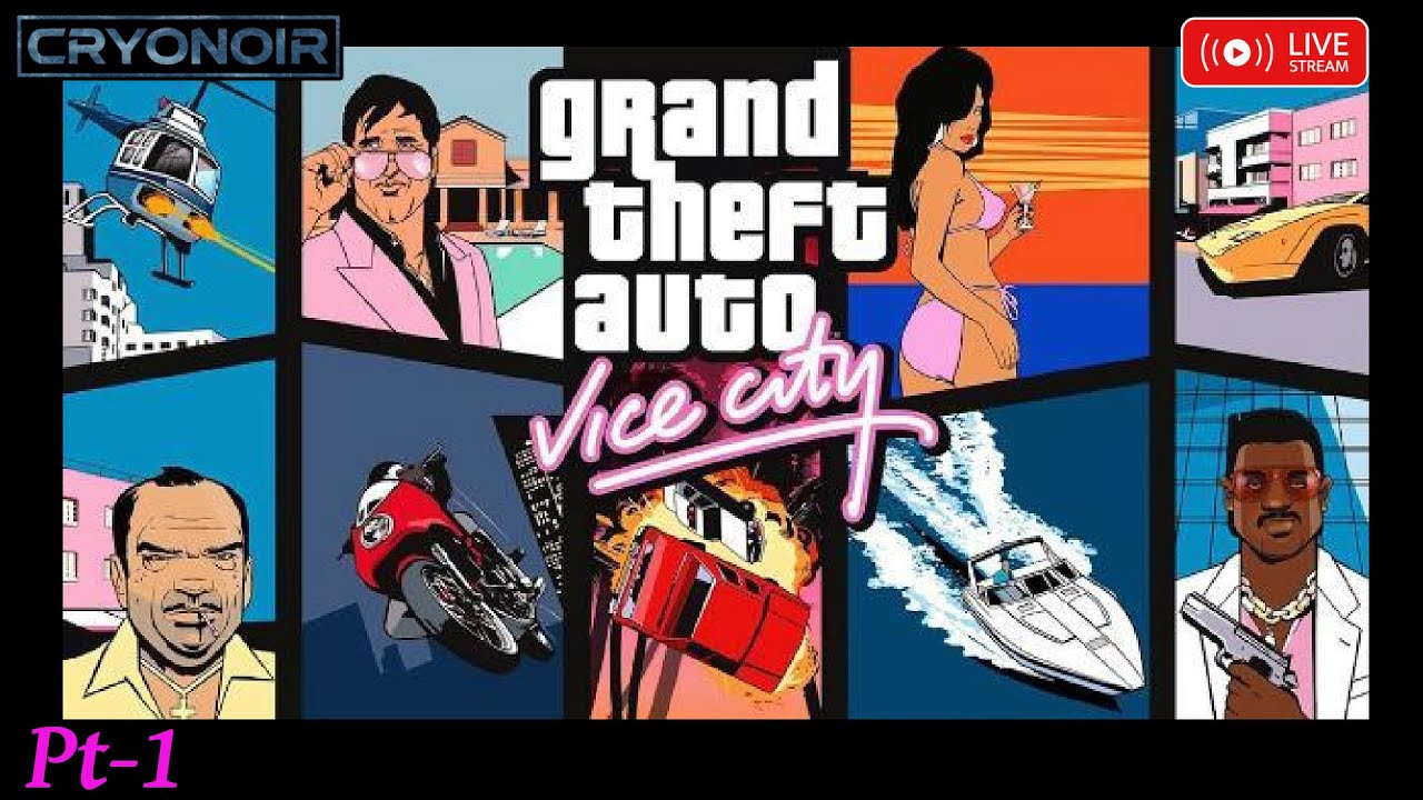 GTA Vice City Live Stream - PCSX2. Part 1