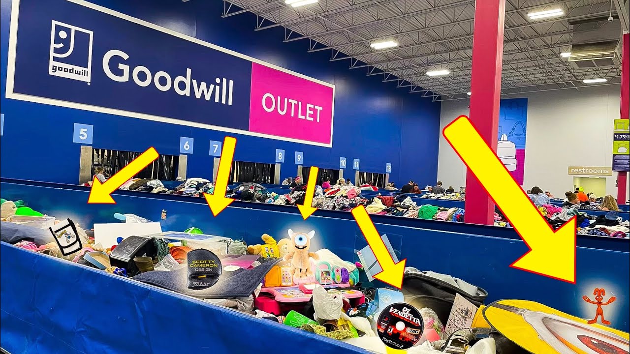There it is. &bull; Goodwill Outlet Bins Shopping &bull; POV Thrifting