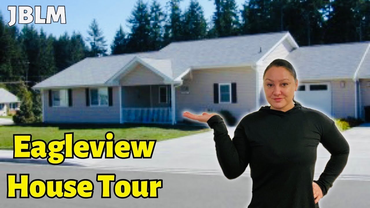 HOUSE TOUR | JBLM Eagleview 3 bedroom 2 bath Floorplan EAA | Joint Base Lewis McChord Housing