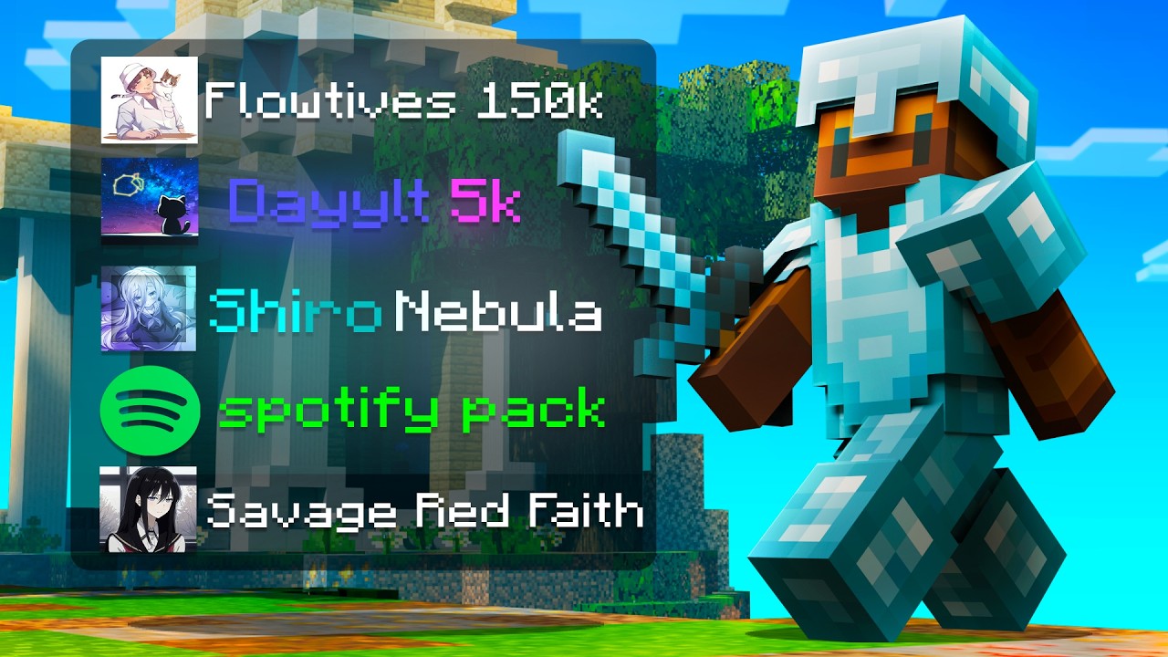 Топ-10 ЛУЧШИХ паков для PvP в Minecraft... (MCPE/MCBE 1.21)