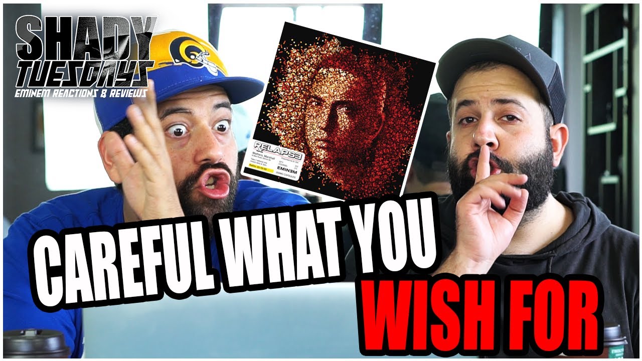 THIS WAS MISSING ONE MORE VERSE!! Eminem - Careful What You Wish For *REACTION