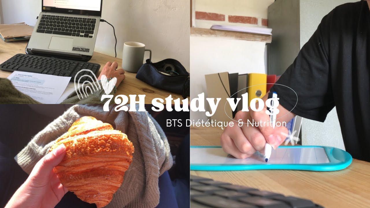 72h STUDY VLOG - étude à la BU, rester à jour et botox