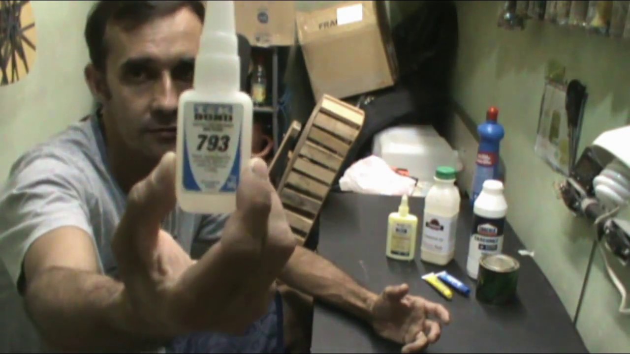 Colas usadas em luthieria