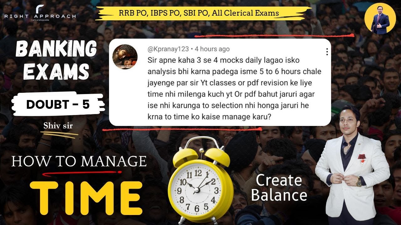 TIME MANAGEMENT - 2025 Banking Exams | How toppers make strategy and time table | IBPS | SBI | RRB |
