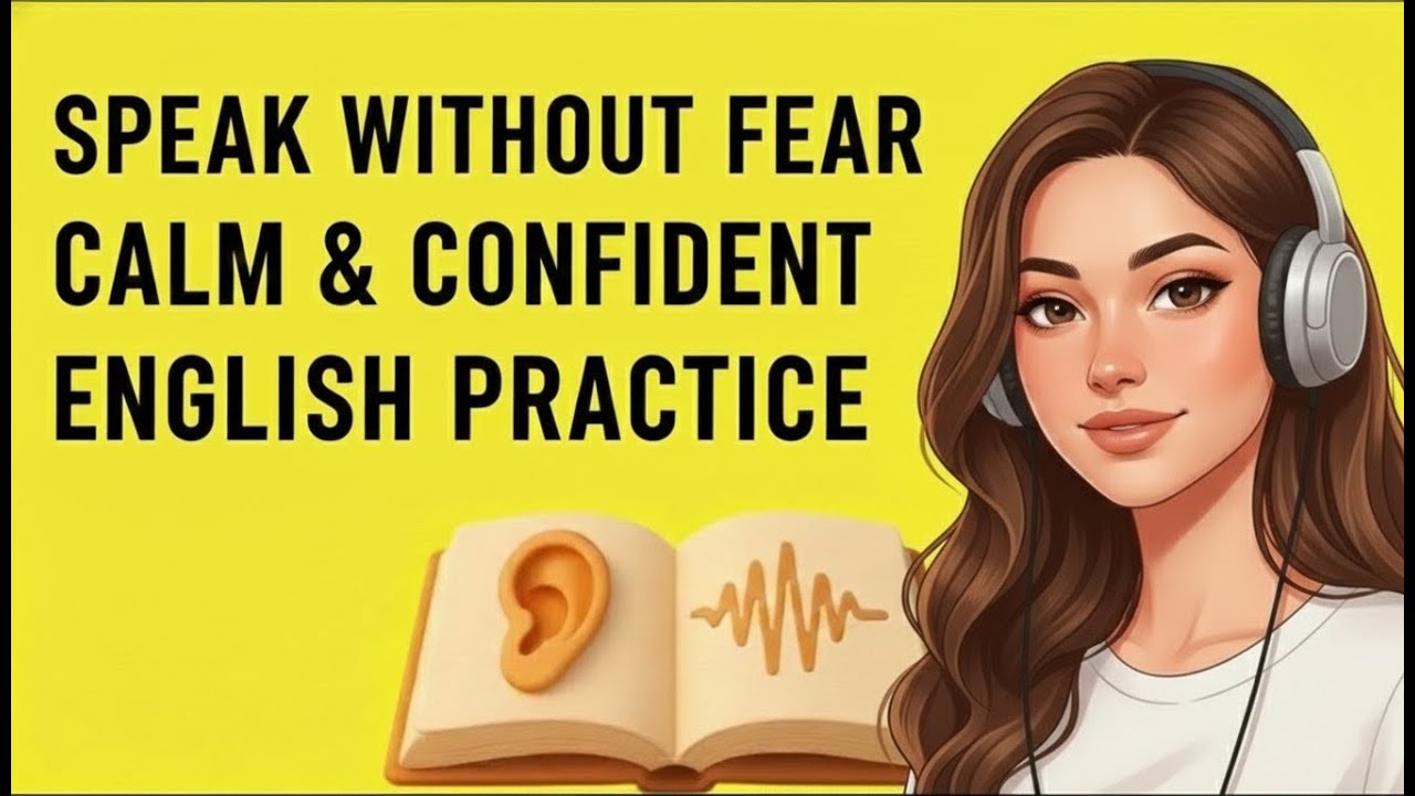 Erase Your Speaking Fear Now | Slow Listening & Speaking Practice (A1–A2) | English Practice 🎧