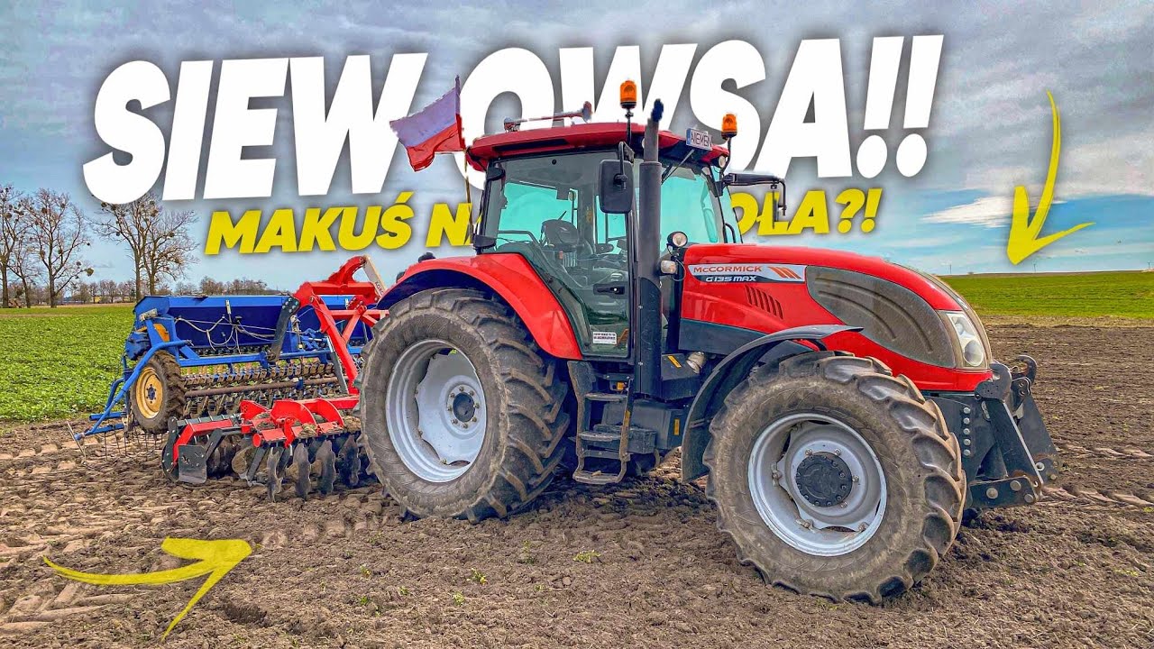 Siew Owsa!🔥Makuś na dwa Koła?!🚜Siewnik skacze jak&hellip; NIEMEN&Oacute;WKA#89