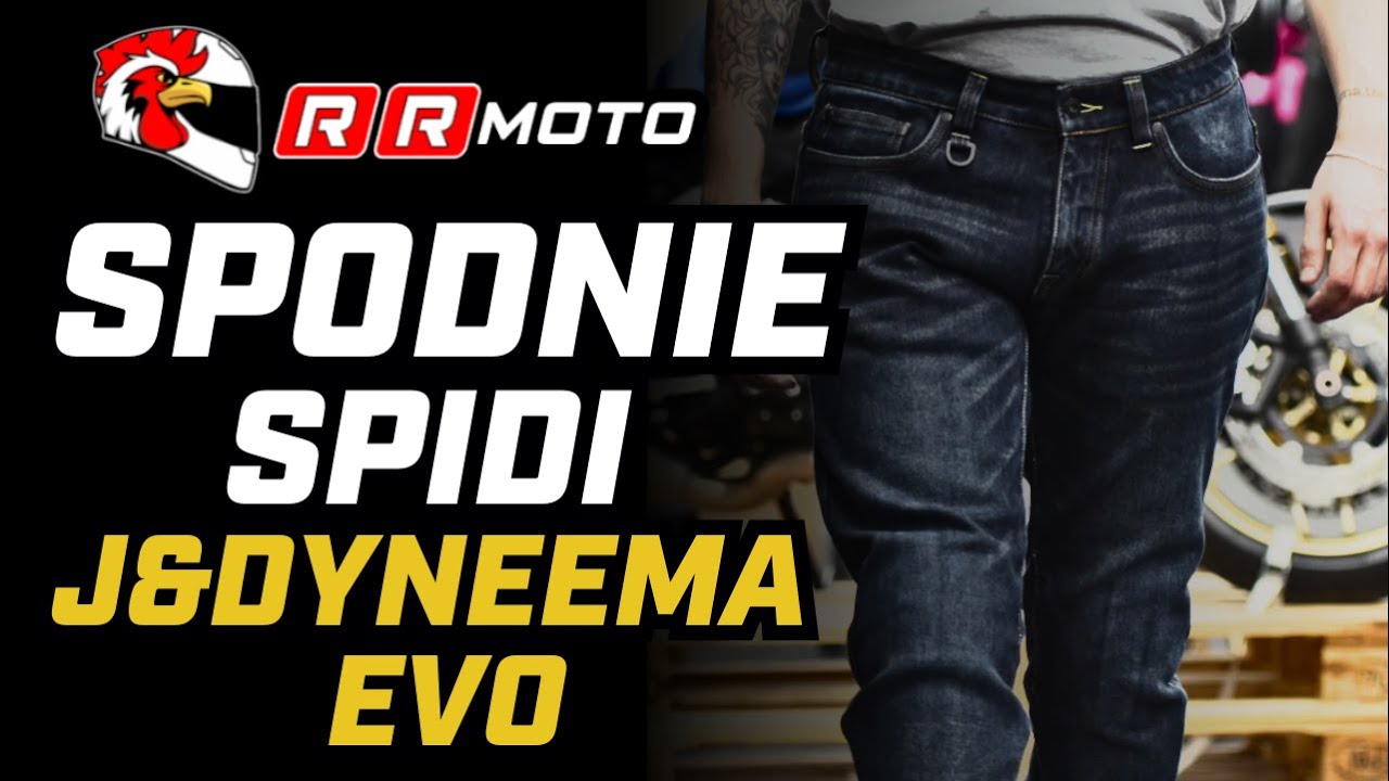 SPIDI J&DYNEEMA EVO - spodnie motocyklowe z certyfikatem AAA