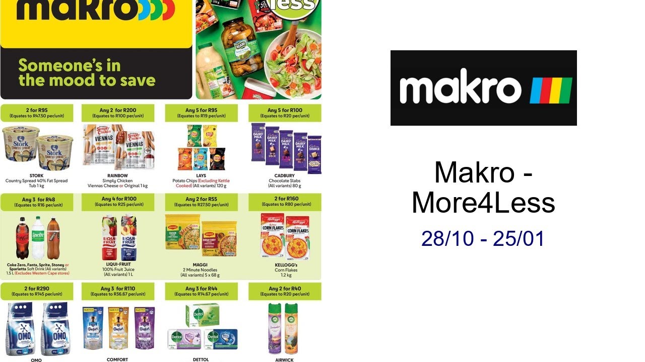 Makro - More4Less 28/10 - 25/01