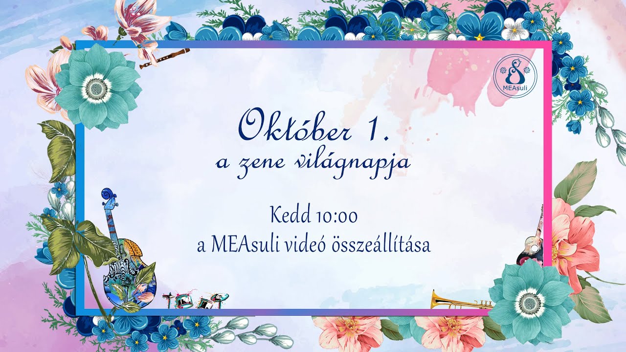 A zene világnapja 2024.10.01. - a MEAsuli koncert összeállítása