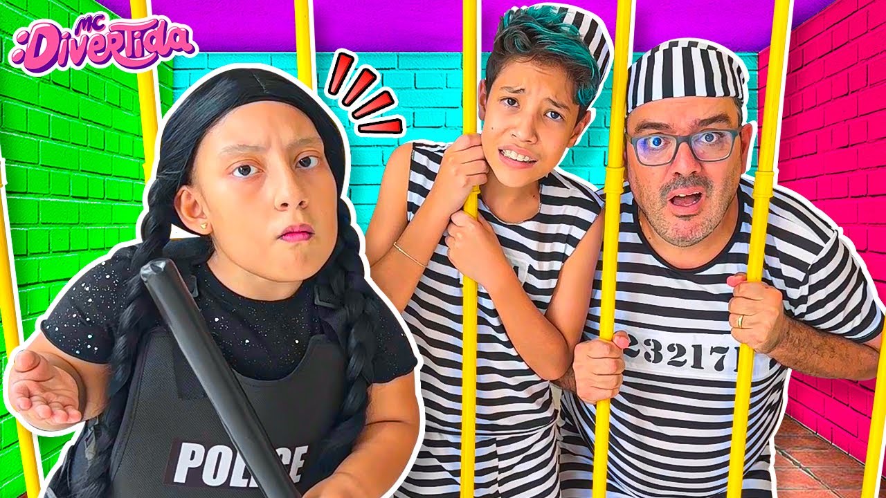Maria Clara e aventuras de polícia | Wednesday Police Chase Adventure - MC Divertida