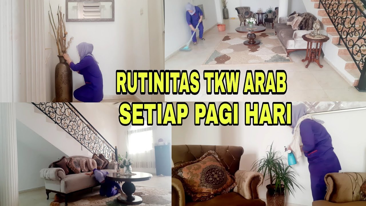 VLOG TKW ARAB //RUTINITAS PAGI HARI BIAR MAJIKAN GAK MARAH!!