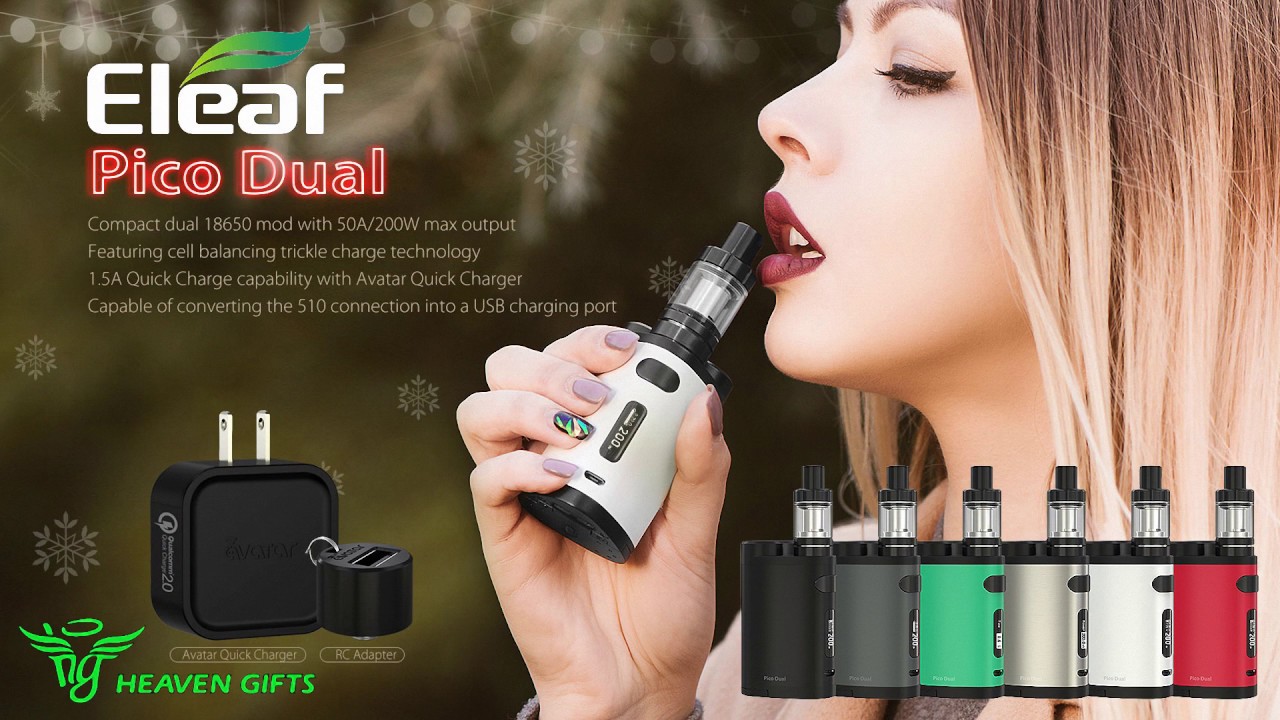 Eleaf Pico Dual TC 200W with Melo III Kit.