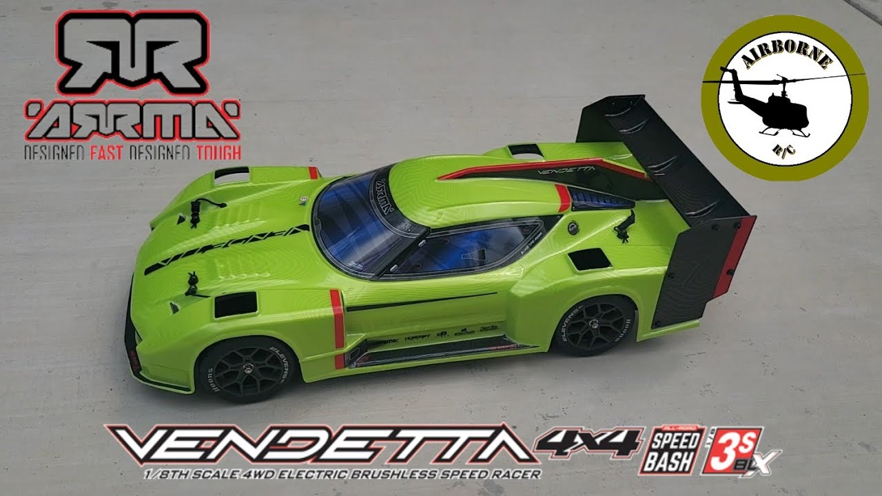 Arrma Vendetta 3S BLX Unboxing, SPECS and overall opinion.