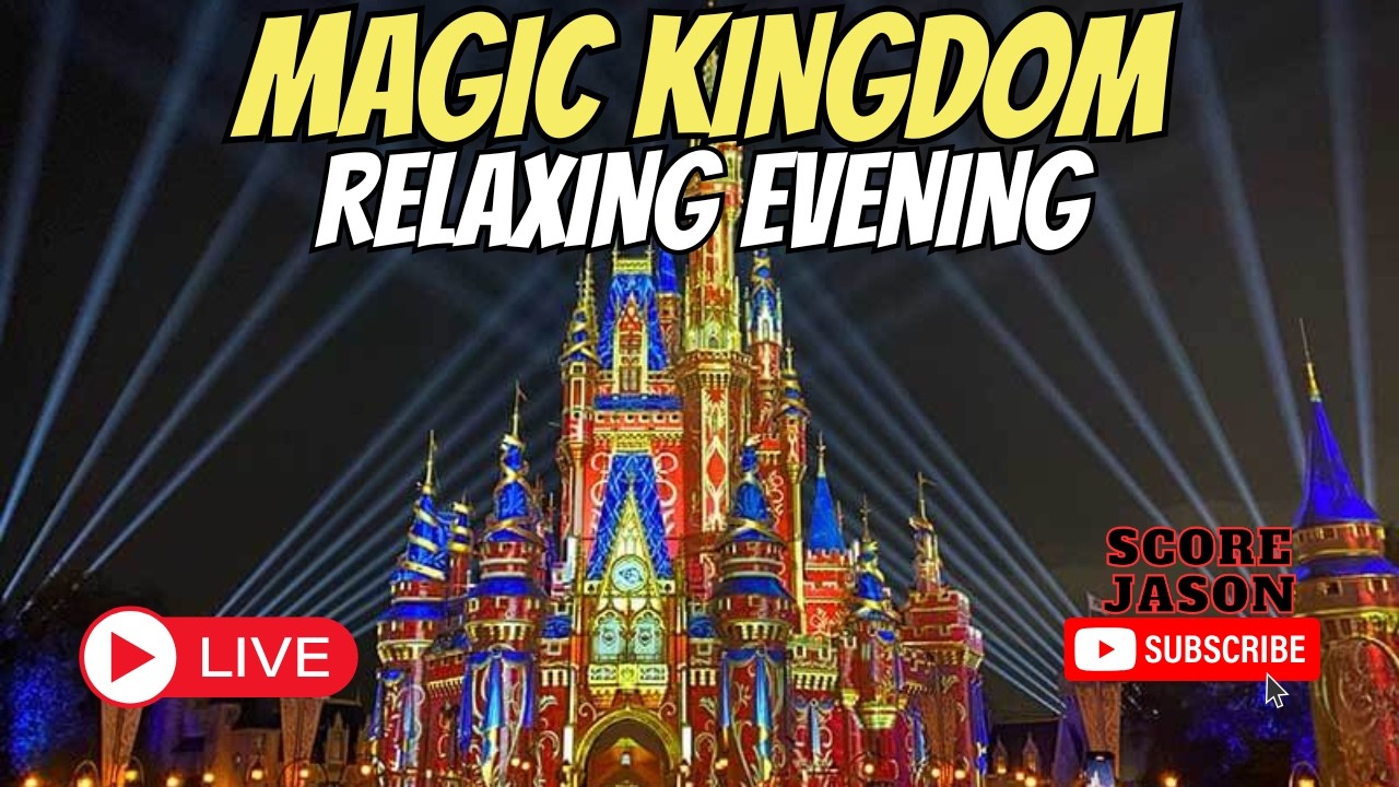 🔴LIVE from Magic Kingdom Main Street | Full Parade and Fireworks Show