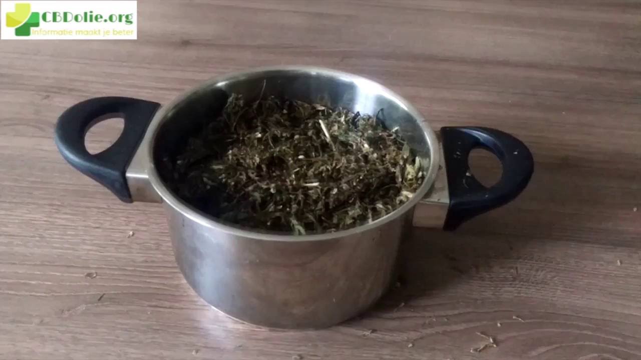 Tutorial: zelf CBD olie maken