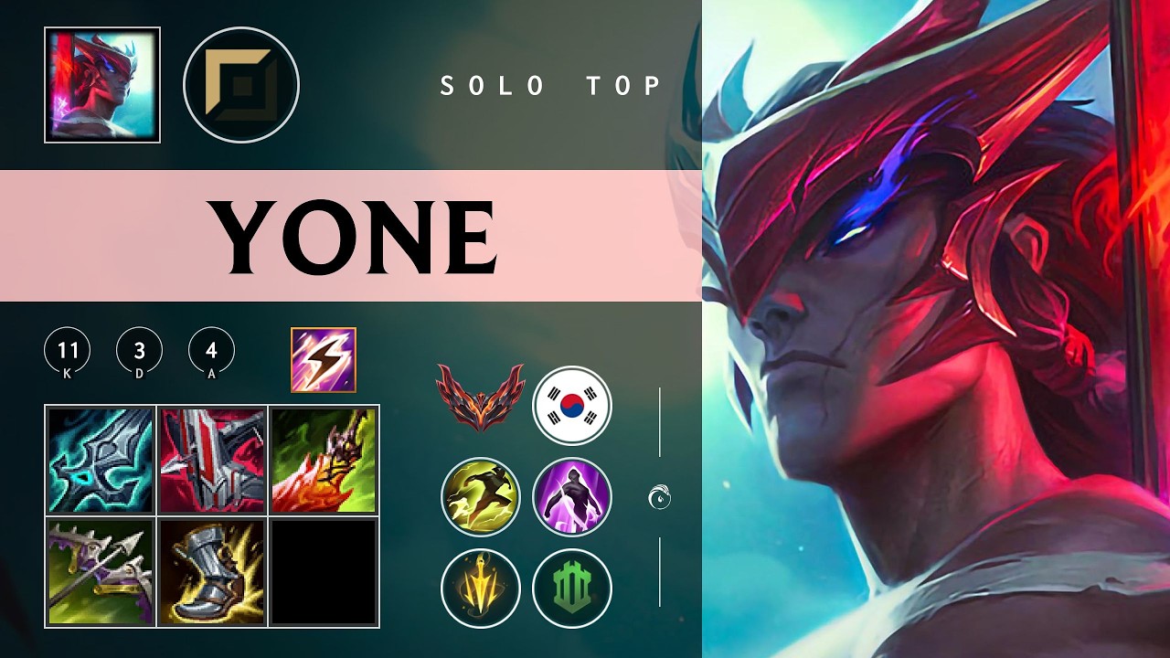 Yone Top vs Lee Sin - KR Grandmaster Patch 26.04