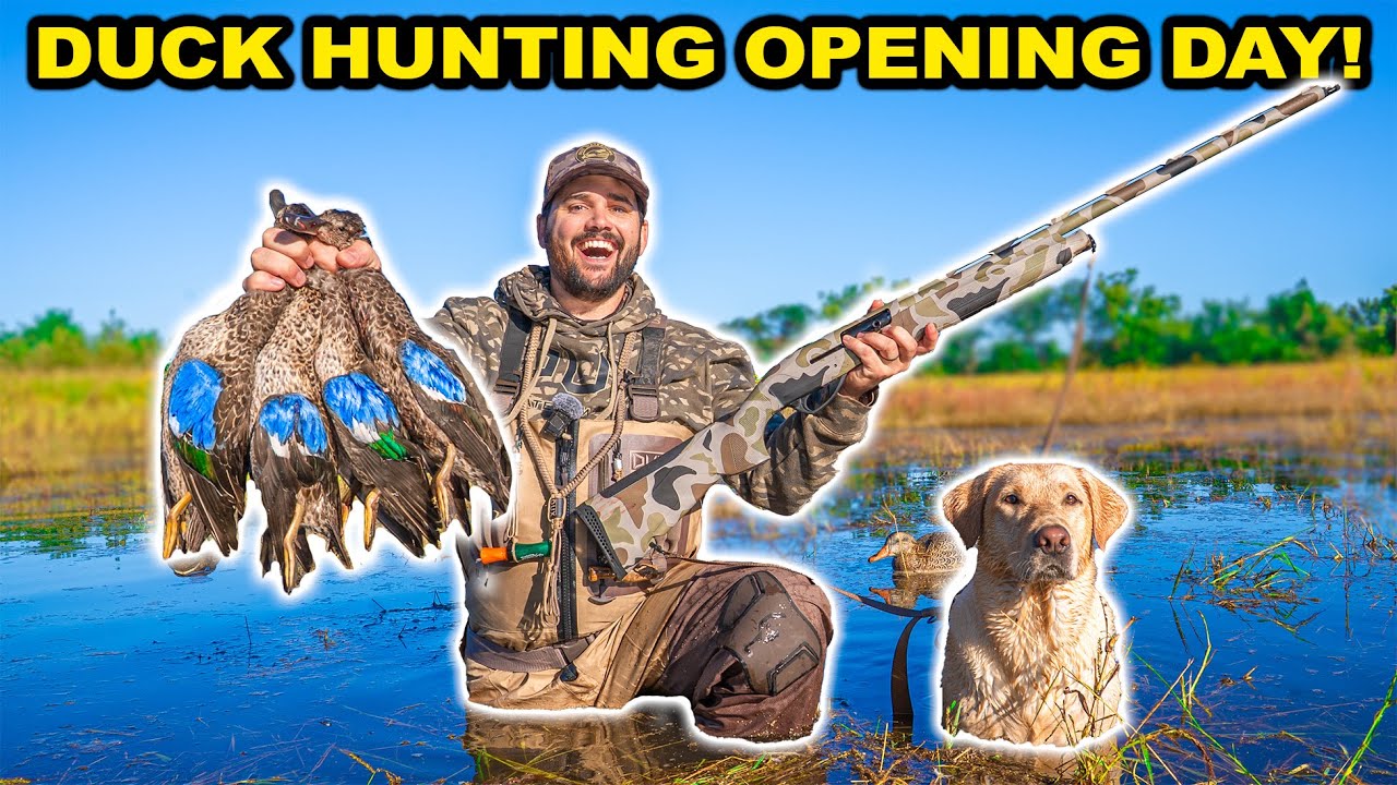 Duck Hunting OPENING DAY at the LEASE!!! (Mixed Bag) - Catch Clean Cook