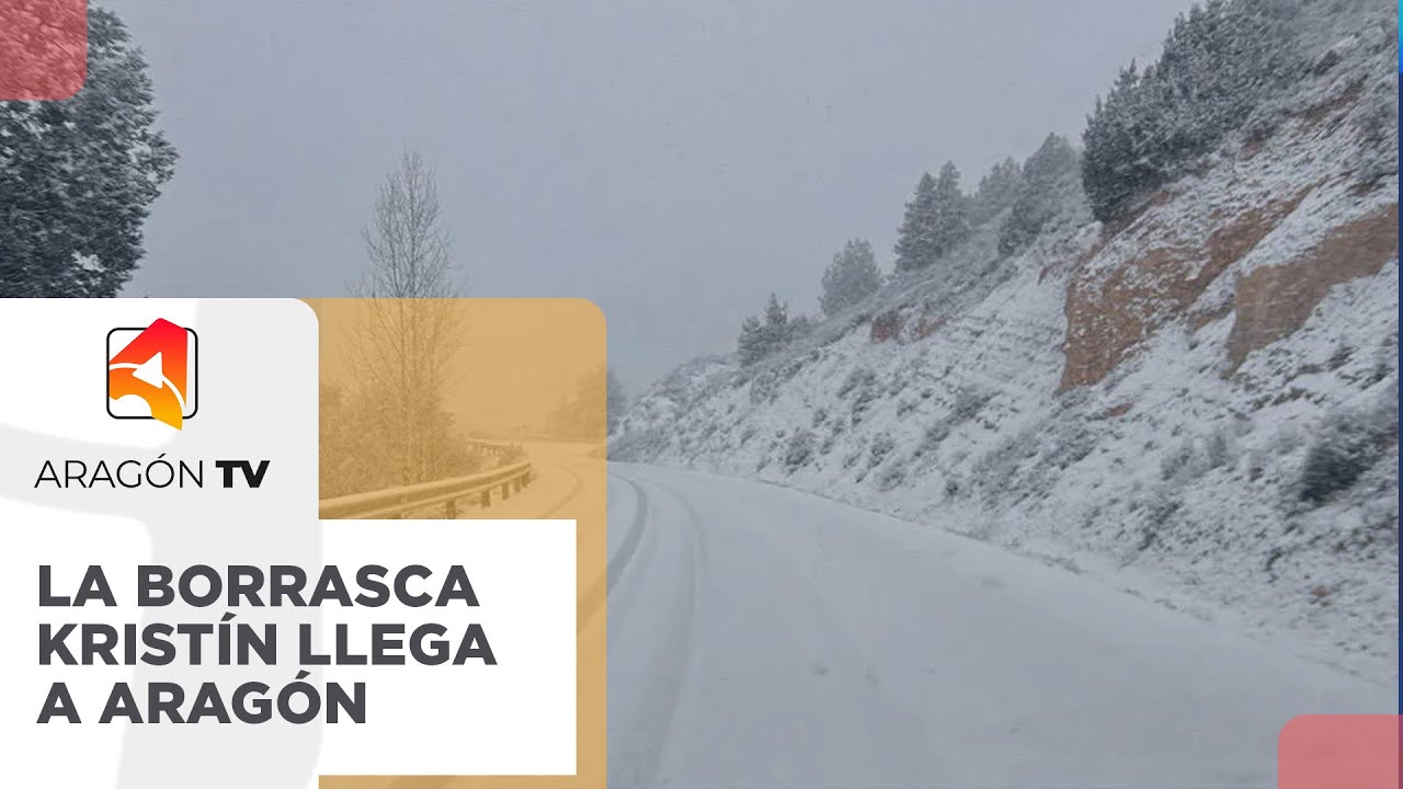La borrasca Kristín ha llegado a Aragón 🌨🌨