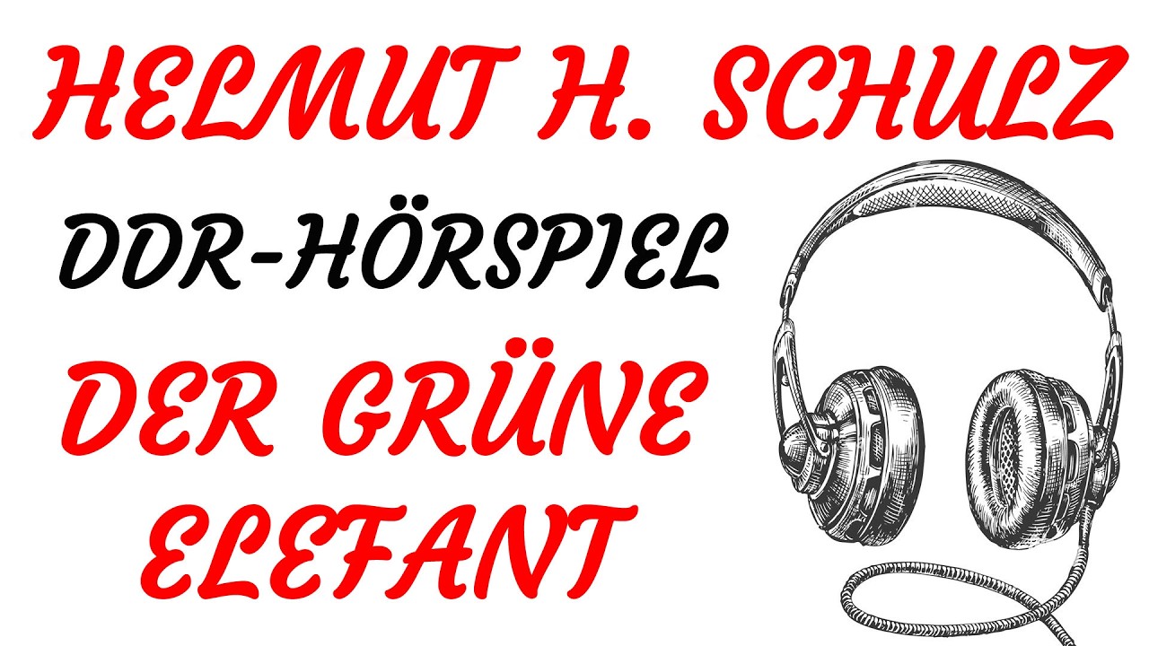 DDR KRIMI Hörspiel - Helmut H. Schulz - DER GRÜNE ELEFANT (1979)