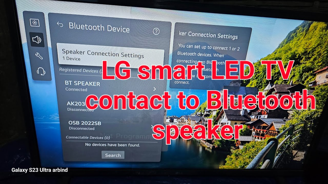 LG smart LED TV connect #Bluetooth #speaker स्मार्ट एलइडी टीवी में ब्लूटूथ स्पीकर कैसे?  सेट करें