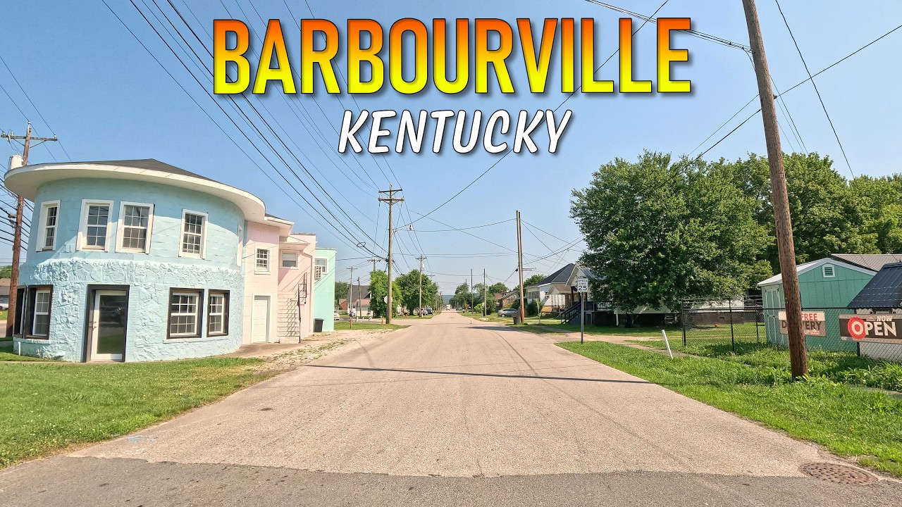 Barbourville Kentucky Driving Through