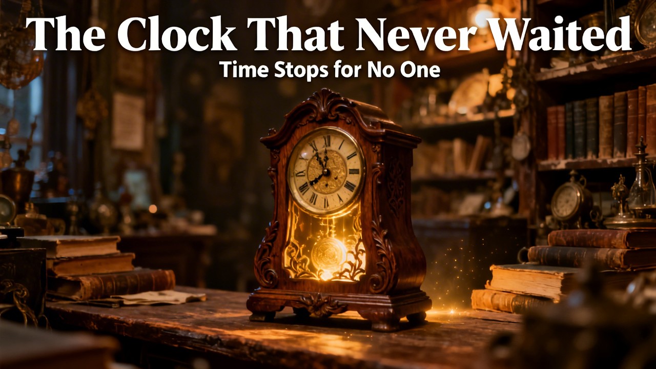 The Clock That Never Waited | A Powerful Life Lesson About Time (A2–B1 English Level)